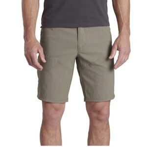 KUHL Mens Khaki‎ Renegade Cargo Shorts Lightweight Birch 34